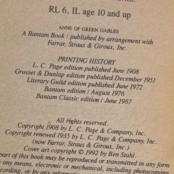 Vintage Anne of Green Gables Book Set 1-4 - Picture 4 of 16